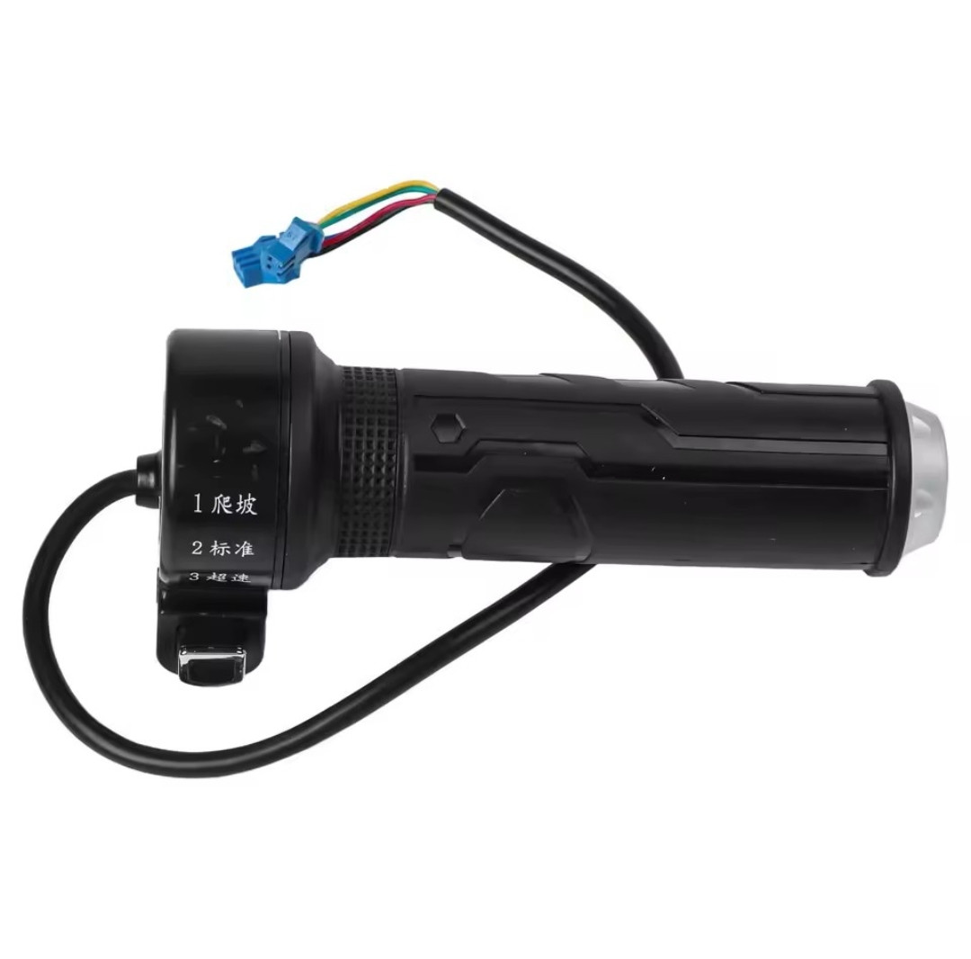 Ручка газу 12V-72V для електроскутера AIMA з натискною кнопкою, фото 1