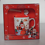 Сувенир Чашка Новогодняя 14*14*7,5 1 шт, фото 3