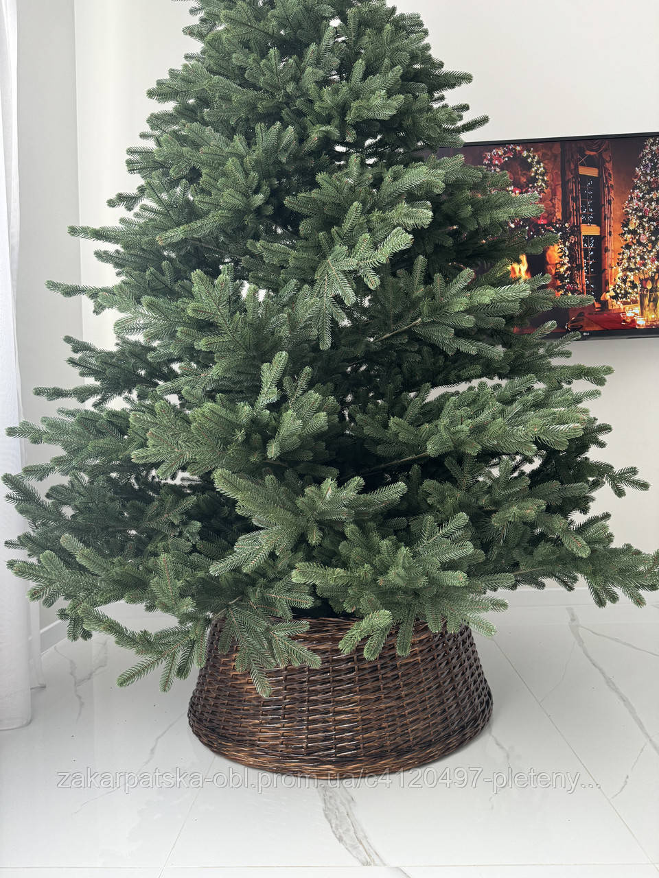 Спідничка із лози під ялинку в кольорі Венге D-65, фото 1