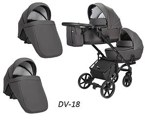 Дитяча універсальна коляска 2 в 1 для двійні "Velio Duo"