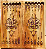 Нарди з дерева Скорпіон 50х46см ручної роботи, фото 4