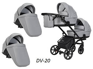 Дитяча універсальна коляска 2 в 1 для двійні "Velio Duo"