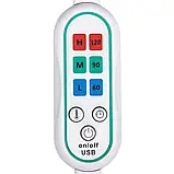 Плед із підігрівом USB для затишних вечорів 105*65 см шаль-плед із підігрівом у смужку Lesko, фото 5