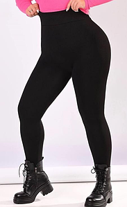 Теплі жіночі лосини на хутрі, безшовні  "Золото" L-6XL (48-52)