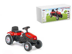 Трактор "Pilsan" (акумулятор 6V, сидіння, що регулюється, колеса з гумовими накладками) червоний