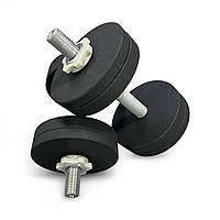 Гантелі збірні металеві сталеві 2 шт по 16 кг з порошковим фарбуванням