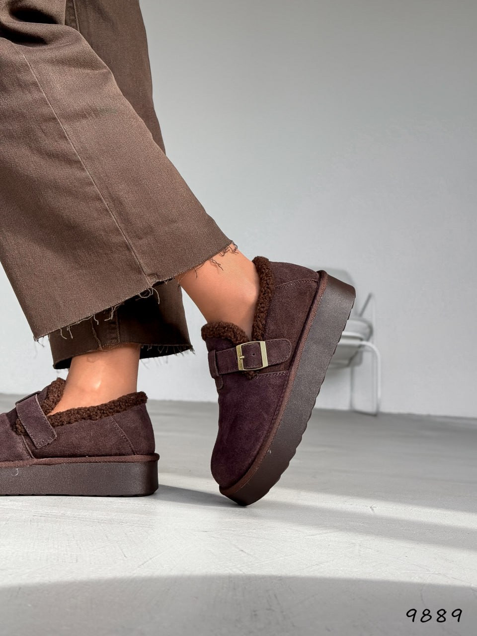 Жіночі низки уги, жіночі уги автоледі, руді уги жіночі, жіночі уги на високій підошві, фото 1