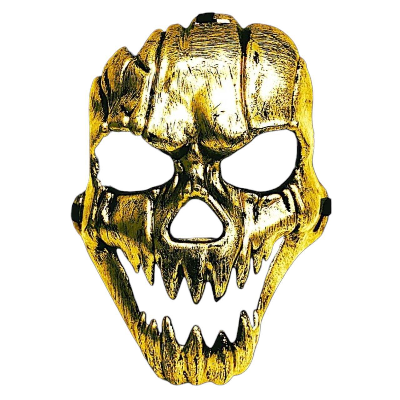 Карнавальна маска “Golden Skull” для Хелловіну та вечірок, Китай