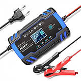 Зарядний пристрій для акумуляторів Foxsur FBC122408D (12V 8A / 24 V 4 A, 6-150 Ah), імпульсний, автоматичний, фото 6