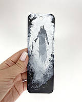 Пластикова 3D закладка для книги Finding Привид об'ємне зображення Чорний білий 15 × 5 см