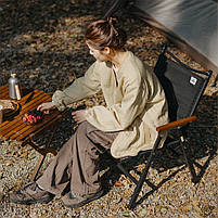 Крісло складане Naturehike CNK2550JJ010, сталь, чорний, фото 4