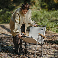 Крісло складане Naturehike CNK2550JJ010, сталь, бежевий, фото 6