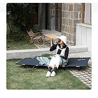 Ліжко складане Naturehike XJC05 NH20JJ001, Поліестер Oxford / алюміній, чорний, фото 8