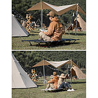 Ліжко складане Naturehike XJC05 NH20JJ001, Поліестер Oxford / алюміній, чорний, фото 9