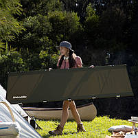 Ліжко складане Naturehike XJC05 NH20JJ001, Поліестер Oxford / алюміній, зелений, фото 6