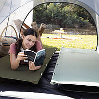 Ліжко складане Naturehike XJC05 NH20JJ001, Поліестер Oxford / алюміній, зелений, фото 7