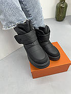 Черевики жіночі зимові MalinDegely A9354-1 чорні, фото 3