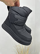 Черевики жіночі зимові MalinDegely A9354-1 чорні, фото 6