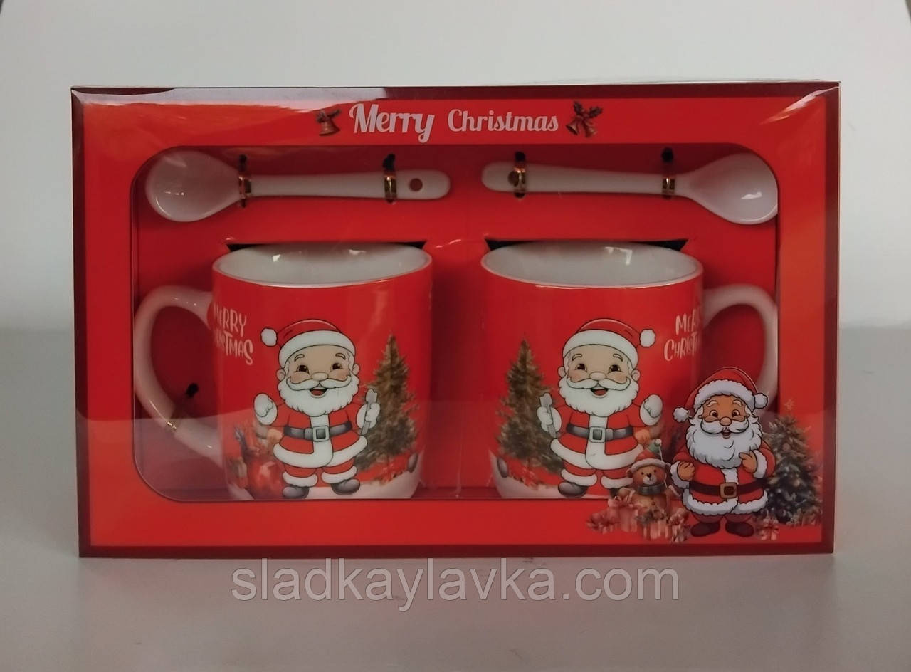 Сувенир Чашка Новогодняя 22.5*14*7,5 (2 шт), фото 1