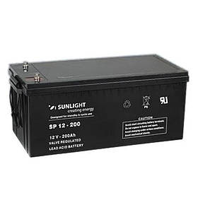 Акумуляторна батарея 12V 200Ah AGM SUNLIGHT SP 12-200