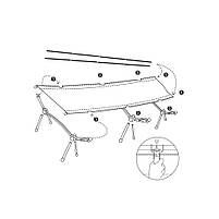 Ліжко складане Naturehike ультралегке NH19JJ006, алюміній, зелений, фото 10