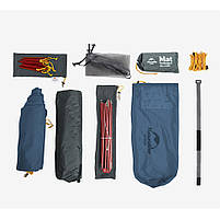 Намет двомісний ультралегкий Naturehike Mongar UL NH19M002-J, темно-синій, фото 2