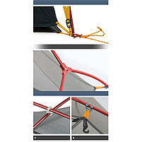 Намет двомісний ультралегкий Naturehike Mongar UL NH19M002-J, темно-синій, фото 6