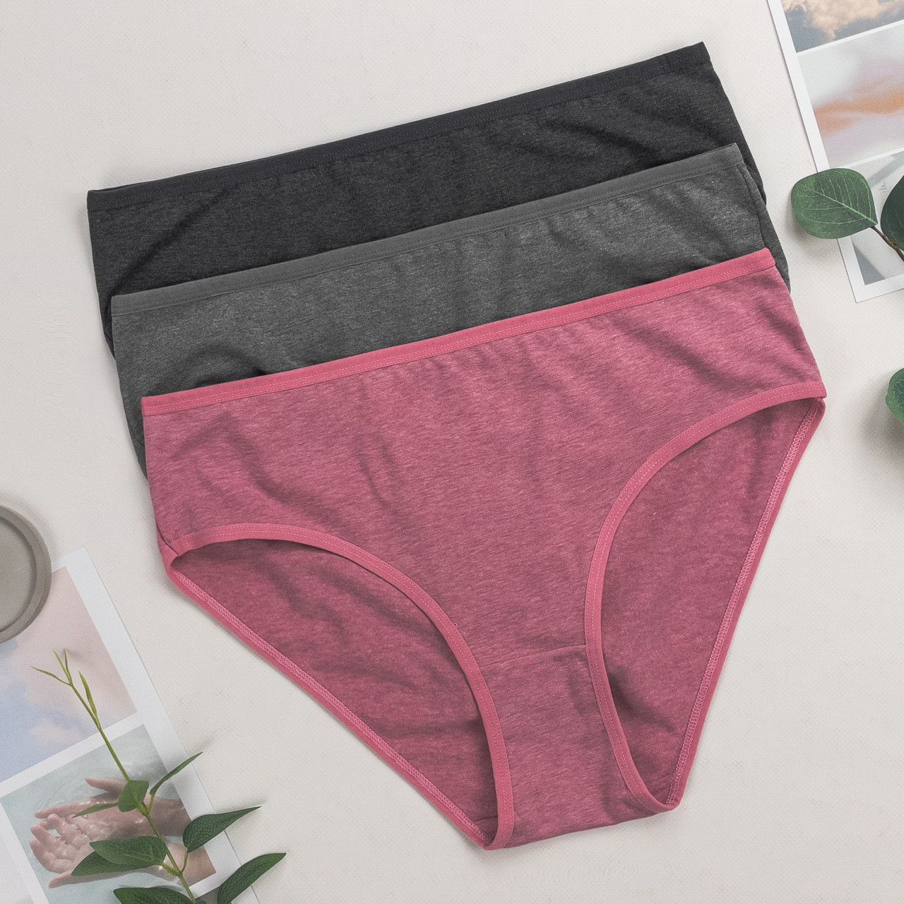 Трусики жіночі сліпи Nicoletta Туреччина трійки 2XL, 3XL, 4XL | 3 шт.