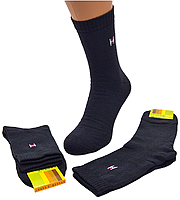 Чоловічі махрові шкарпетки Krokus - 22.00 грн./пара (чорні)