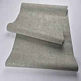 Шпалери вінілові 0.53 × 10.05 м Marburg 59439, сіро-зелені для спальні, вітальні, кабінету, фото 2