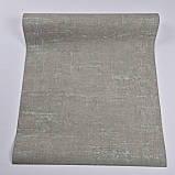 Шпалери вінілові 0.53 × 10.05 м Marburg 59439, сіро-зелені для спальні, вітальні, кабінету, фото 3