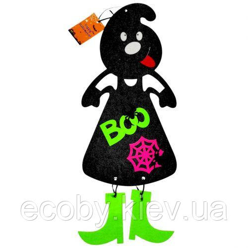 Підвіс з фетру 3мм Привид (ЧОРНИЙ), фото 1