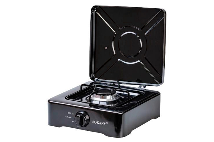 Плита газова настільна (07005), з кришкою, 1 конфорка, Арт.67000