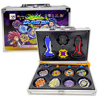 Набір бейблейдів у валізі