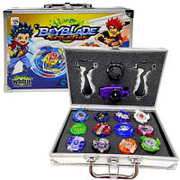 Набір бейблейдів у валізі