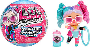 Ігровий набір із лялькою ЛОЛ Гімнастка LOL Surprise All Star Sports Gymnastics