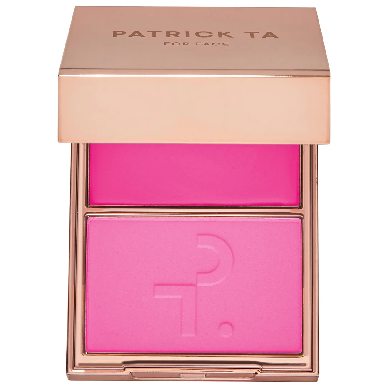 Палетка рум'ян Patrick TA Double-Take Crème & Powder Blush Blush Duo - відтінок She's Giving, фото 1