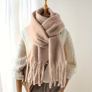 Шарф теплий зимовий Дреда бежевий