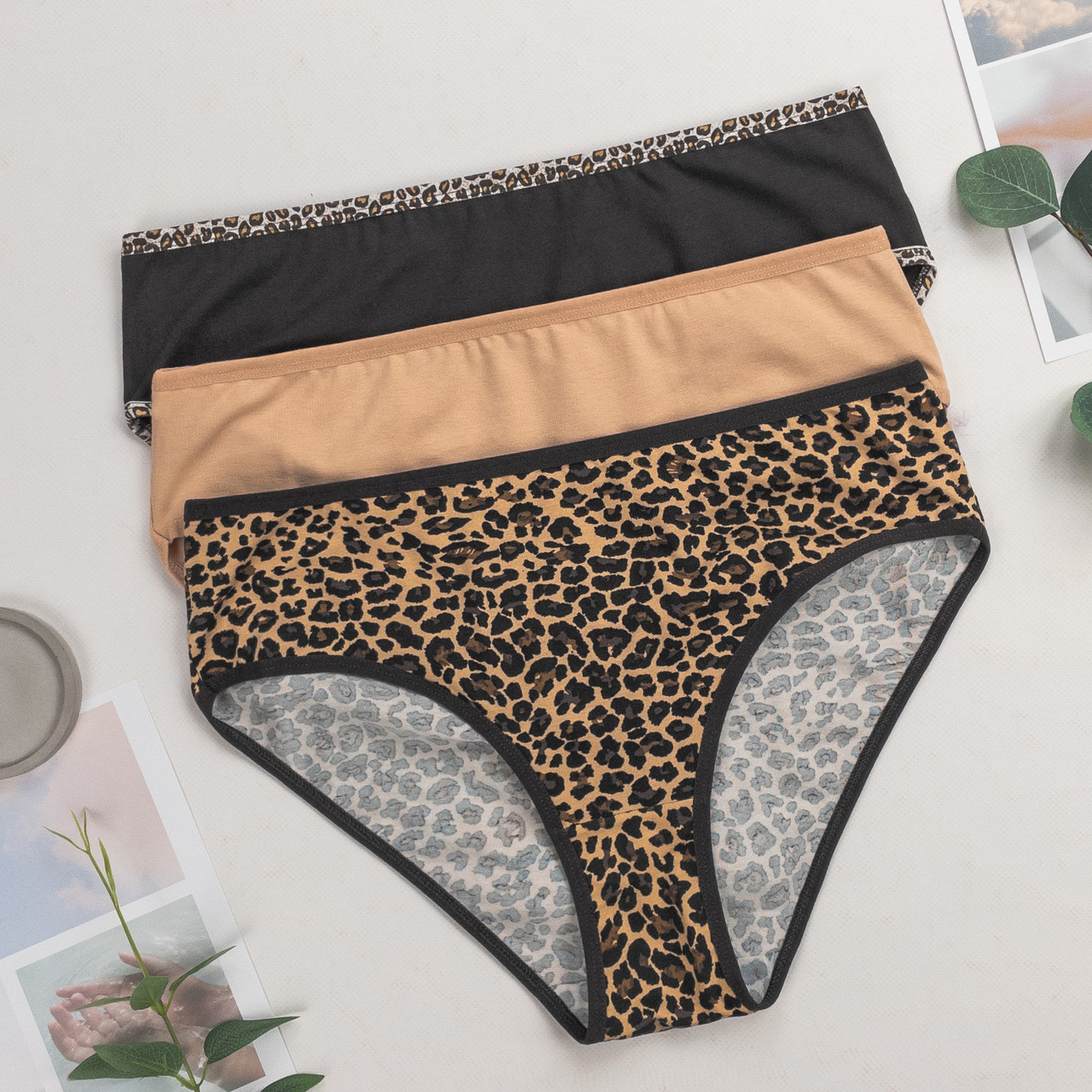 Трусики жіночі сліпи Nicoletta Туреччина трійки 2XL, 3XL, 4XL | 3 шт.