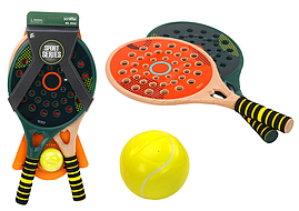 Набір із 2 дитячих ракеток Padel  Leantoys