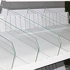 Кондитерський стелаж металевий 2350*1200 мм ТИП 5, приставний стелаж зі скляними перегородками, стелаж в кондитерський магазин, фото 4