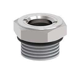 Індикатор рівня серії ELD 31-33s, з нержавіючої сталі, 15 бар, 80°C (опц. 150°C)