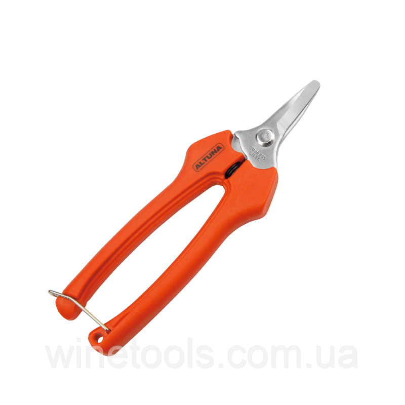 Секатор 180 мм для збору урожаю коротке лезо Altuna 1281INOX, фото 1