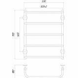 Сушарка для рушників UNIO LS ЕU 700-500-5 Драбинка Скоба електро, фото 5