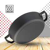 Сковорода жаровня чавунна Ø34 см Brizoll, фото 8