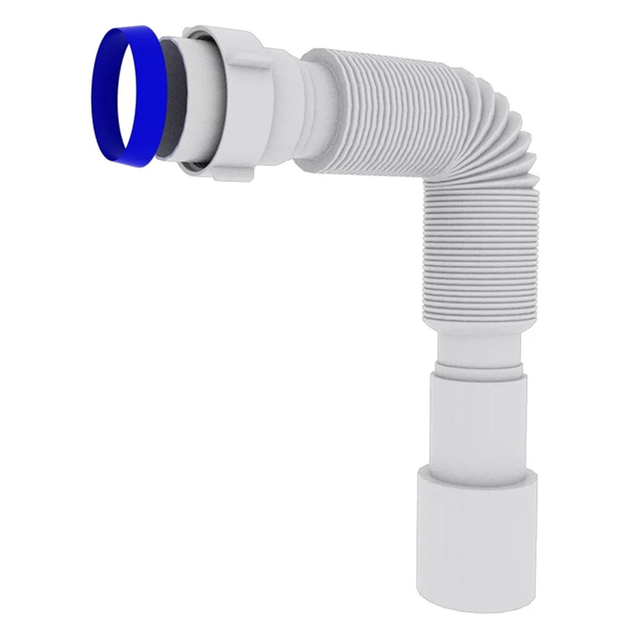 Гофротруба OPTIMUM з'єднувальна з накидною гайкою 1 1/2| *40/50 (310-650 мм) OPTI-00024, фото 1