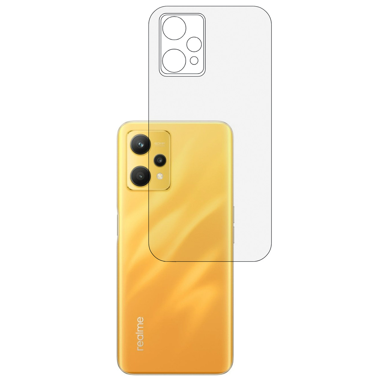 Плівка на задню панель Mietubl HD для Realme Q5, фото 1