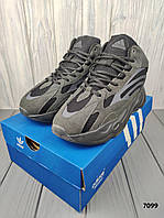 Чоловічі зимові високі кросівки Adidas Yeezy Boost 700 Winter, зимові замшеві кросівки для чоловіків