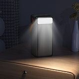 Павербанк 40000mAh зі швидкою зарядкою 22.5W та ліхтарем BOROFONE |2USB/1Type-C| Чорний, фото 2