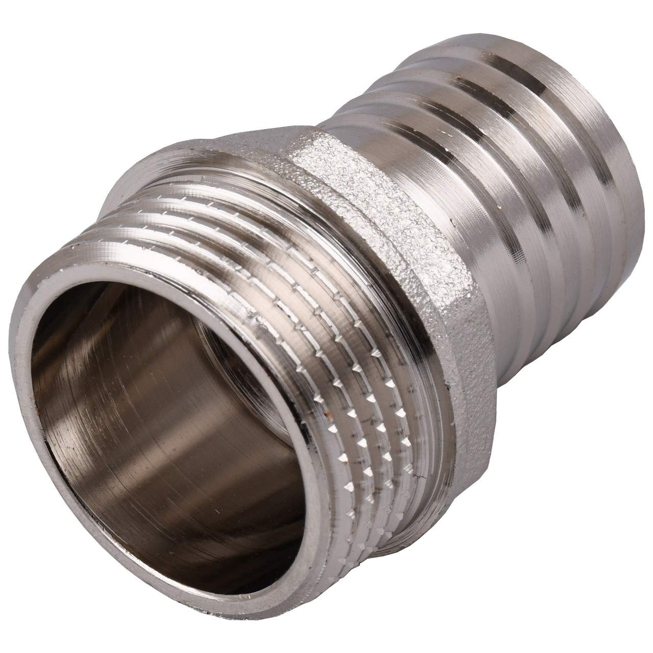 Штуцер 1" Н 25 мм нікельований NU5L2S OPTIMUM, фото 1